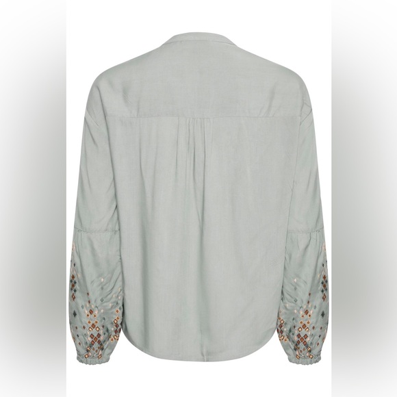 CREAM CRFILLIPA LONG SLEEVED BLOUSE Size 44 (XL) - Picture 3 of 15